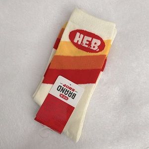 HEB brand retro socks brand new